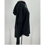 Under Armour  Charcoal Grey Loose Fit Tiered Fleece Hoodie Size Small Photo 3