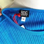 BDG Urban Outfitters Blue Cropped Baby Tee Ribbed Shirt NEW Size M Photo 7