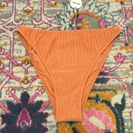 Andrea Iyamah Andrea lyamah Gara Ruffle Pleated Bikini Bottom In Peach Orange NWT Size XXL Photo 3