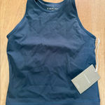 Everlane The Perform Tank Deep Aegean Blue Shelf Bra Cropped Size XS Yoga NWT Photo 0