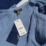 Brooks Brothers  button down periwinkle glittery cardigan NWT 
Women’s L large Photo 3