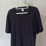 Melrose and Market Black Boxy Short Sleeve 100% Cotton T-Shirt size large Photo 2