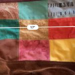 Lucky Brand Lucky Vintage Large Suede/Canvas Adjustable Strap Exquisite Patchwork Tote/Bag Photo 9