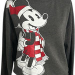 Disney  Gray Sweatshirt with Red Logo Photo 0