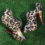 Christian Louboutin Leopard Lady Derby Booties size 39 Photo 1