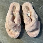 UGG Koolaburra by  Pink Faux Fur Slide Sandal Slippers Photo 2