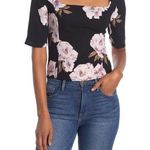 Free Press  Floral Square Crop Top NWT Photo 0