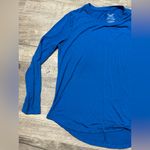 Faded Glory  Vibrant Blue Long Sleeve Tee Photo 3