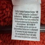 PINK - Victoria's Secret Pink Victoria’s Secret Funnel Neck Cropped Teddy Hoodie Jacket Rust Orange Small Photo 11