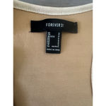 Forever 21 Vest Women's Size Small Beige Fringe Suede Photo 3