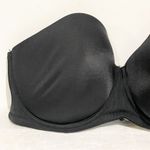 Cacique  Plus Size 44DD Bra Black Lightly Lined Strapless Underwire Back Closure Photo 1