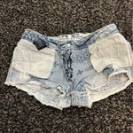 Klique B ultra mini denim shorts, textured distressed festival jean shorts sz S Photo 10