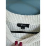 Rails Women's Alexi Cut Out Neck White Knit Sweater Photo 2