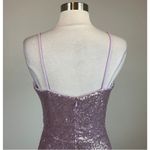 AQUA  Sleeveless V-Neck A-Line Long Evening Gown Purple Size 4 Formal Dress Photo 5