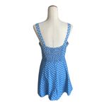 Forever 21 -BLUE WITH WHITE POLKA DOTS DRESS Photo 4