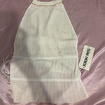 Revolve Sasha Therese Pearl Open Back Beaded Cami Halter Top and Matching Skirt Photo 4