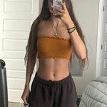 Forever 21  Orange Yellow Tube Top Photo 0