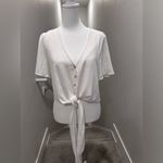 Show Me Your Mumu  White Tortuga‎ Tie Top Size Small Boho Beach Vacation Photo 1