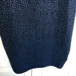 Haute Monde NWOT Dark Wash Denim Rhinestone Fitted Mini Dress Size L Photo 5