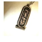 Egyptian cartouche pendant necklace Photo 3