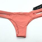 Tavik Chloe Cutout Bikini Bottoms Minimal Coverage Coral Pink S Photo 3