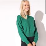 Vylette Bauble Stich Crew Neck Crop Sweater Green Juniors Large Pullover Size undefined Photo 3