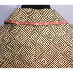 The Limited Womens  Brown Ivory Geometric Print Blazer with Pink Floral Trim XS Photo 8