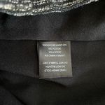 English Rose New  Beaded Grommet Hem Side Zip Tweed Mini Skirt Black Gold Photo 14