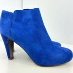 Chloé CHLOE SUEDE ANKLE ZIPPER BOOTS BLUE COLOR SIZE 38.5 Photo 0