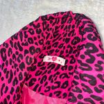 BUDDY LOVE Womens Puffer Leopard Cheetah Pink Coat Jacket size Medium Photo 3