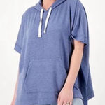 UGG Koolabura by  blue hooded poncho hooded pullover topper L Photo 0