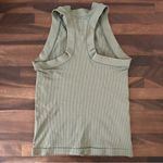 Athleta Green Ribbed Tank Photo 1