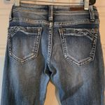 Buckle Black Fit No 53 Ankle Skinny Jeans Women 24 (28x30) Ripped Denim Distress Blue Photo 3