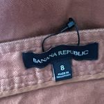 Banana Republic  Buttoned Linen Pencil Skirt Terracotta Sz 8 Photo 5