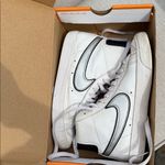 Nike Blazer Mid ’77 ESS White Metallic Silver Black Women’s Size 6.5/Mens 5 Photo 11