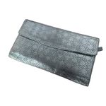 Lodis Perforated Trifold Flap Wallet Black Leather Card ID Holder Womens Photo 14