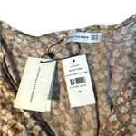 Faithfull the Brand Marigot Pink Floral Tie Front Mini Dress Azalea Floral Med Photo 8