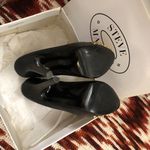 Steve Madden Bolddd Gold Spiked Studded Leather Pumps Stiletto Stripper High Platform Heels Photo 3