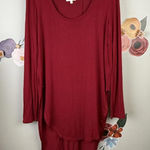 Deletta from Anthropologie Long Sleeve Tunic Dress - Size - Small Photo 0