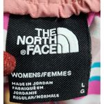 The North Face  Striped Athletic Shorts Pink Blue Drawstring Summer Shorts L Photo 2