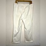 Juicy Couture  Blk Label Women’s Y2K White Flare Jean Velour Stripes Size 31 Photo 6