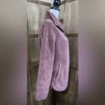 Cozy Chic Mauve Sherpa Jacket Purple Photo 3