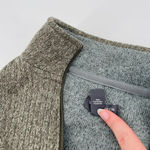 Van Heusen oversized chunky knit quarter zip pullover sweater in heather dusty brown size M Photo 6