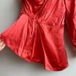 Cinq à Sept NWT Cinq A Sept Stace 100% Silk Elegant One Shoulder Twist Wedding Party Size XS Photo 2