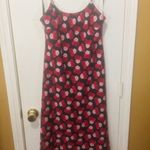 Karl Lagerfeld  "125 vogue" women's size 6 soft black rose flower print dress Photo 2