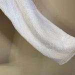 Madewell Women's Brownstone Smiley Face Pullover Sweater White Size Small Photo 5