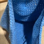 Handmade  Blue Crochet Tote Bag Photo 2