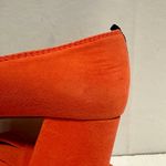 *RARE* Boden Ghillie Heeled Loafers Orange Size 8 Photo 6