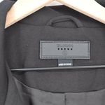 BLANK NYC NEW Psychopath Ponte Knit Zip Moto Jacket Black Rosegold Women's L Photo 6