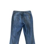 NYDJ Marilyn Straight Lift Tuck Embroidered Multicolored Distressed Jeans Sz 10 Photo 11